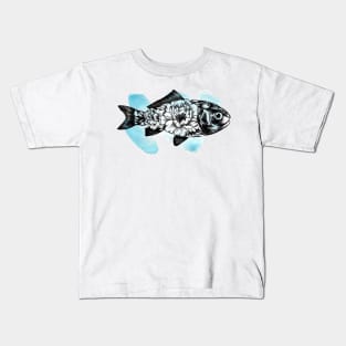 Floral Fish Kids T-Shirt